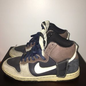 Grey/Navy Blue Nike Dunks